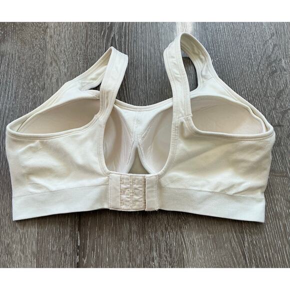 Truekind By Shapermint Daily Comfort Wirefree Shaper Bra Womens Large Cream - Picture 2 of 7